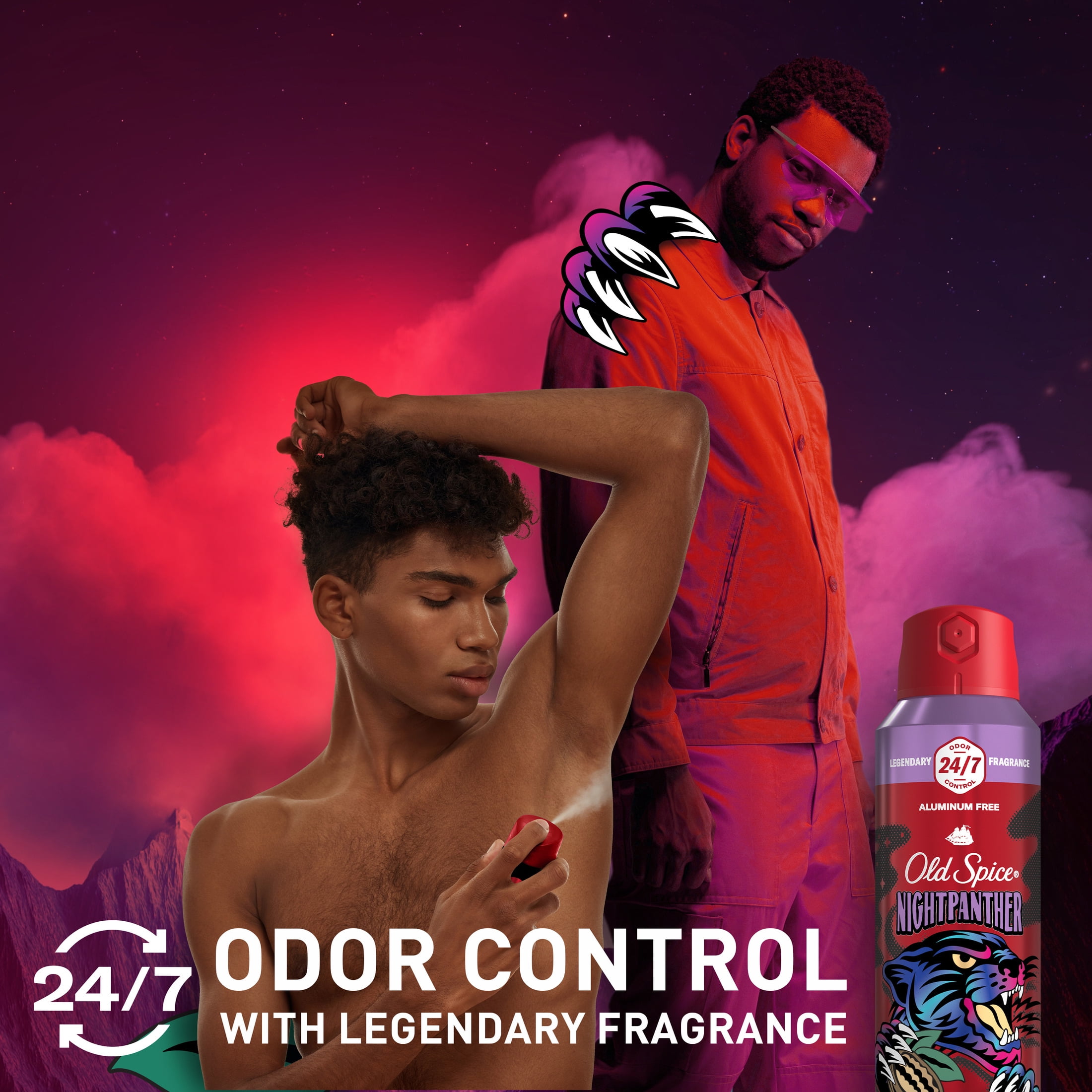 Old Spice NightPanther Body Spray for Men, 5.1 oz