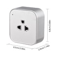 thumbnail image 3 of Amdohai Track Sockets Power Track Socket Outlet Electric Mobile Track Socket Power Track Adapter for Office Kitchen and Living Room, 3 of 8