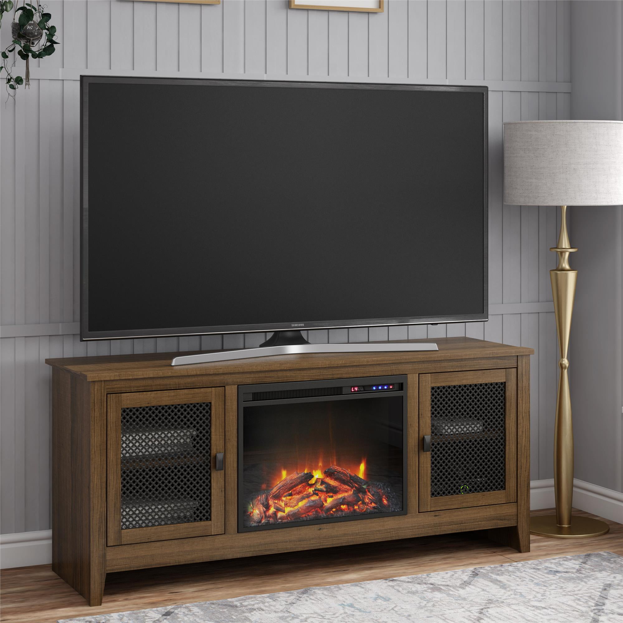 Ameriwood Home Paradise Valley Fireplace TV Stand for TVs up to 65