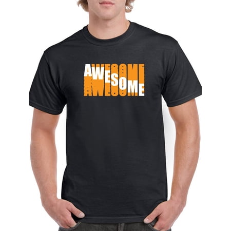 Awesome Glitch Style Quote T-Shirt Men -GoatDeals Designs Male Small