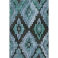 thumbnail image 2 of Addison Rugs Mayfield Premium Machine Washable Transitional Aztec Teal Rectangle Rug, 10' x 14', 2 of 7