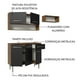 thumbnail image 4 of Cocina Integral Completa Modular Madesa Emilly 165cm Marrón/Negro, 4 of 10
