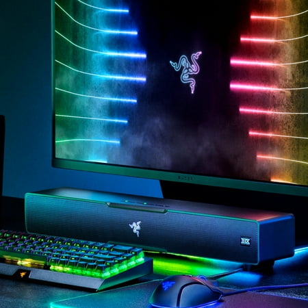 Razer - Leviathan V2 Bluetooth Gaming Speakers with RGB Lighting (2-Piece) - Black