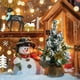 thumbnail image 1 of Adornos Navideños: Mini Árbol de Navidad para El Hogar. Decoración Navideña En Miniatura para Escritorio., 1 of 6