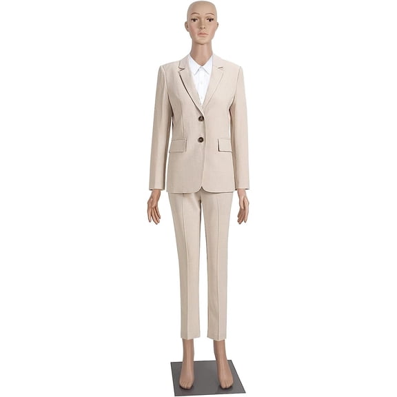 Female Mannequin Full Body Realistic Adjustable Mannequin Display Head Turns Dress Form W/Metal Base 69inch