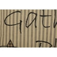 thumbnail image 6 of VHC Brands Farmhouse Star The Gathering Place Text Cotton Primitive Bedding Appliqued 22x14 Filled Pillow, Raven Black, 6 of 6