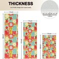 thumbnail image 4 of Pioneer Flower Floral Print Pattern Kitchen Rugs Sets Of 3,Kitchen Runner Rugs Non Skid Washable,Decorative Kitchen Floor Mats for Kitchen,Sink,Laundry,17X30 Inch + 17X47 Inch + 17X59 Inch, 4 of 6
