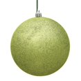 thumbnail image 1 of Vickerman N592073DG Boule de Noël 8 Po. Lime Pailletée avec Capuchon Percé, 1 of 2