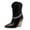 Black, variant on Fuzzy Boots for Women Fashion Solid Boots Zipper Pointed High Heel Boots Shoes US:8.5(41)