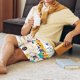 thumbnail image 5 of Fotbe Funny Farm Pantalones Cortos de Pijama para Hombre, Ropa de Dormir, Pantalones de Pijama Cortos para Hombre-3X-Large, 5 of 6