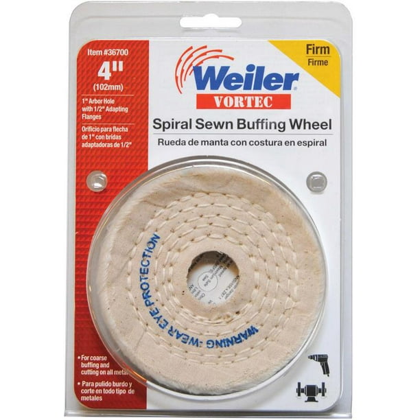 BUFFING WHEEL 4"SPIRAL SEW