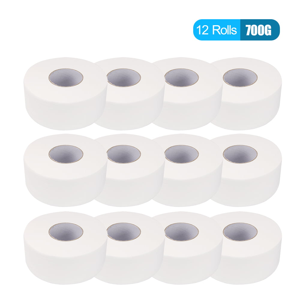 4 Roll Home Toilet Paper Roll 4 Ply Ultra Commercial Jumbo Roll Bath Tissue Roll Paper Soft Rolls Paper Kitchen Paper Towels for Household Public Hotel Use 