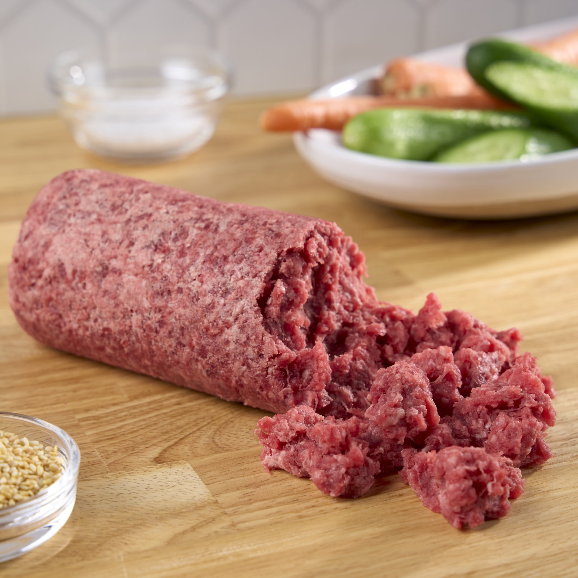 93% Lean / 7% Fat Lean Ground Beef, 1 lb Roll, Fresh, All Natural*
