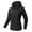 Black, variant on Womens Waterproof Rain jacket Lightweight Active Outdoor Raincoat with Hood Black XL