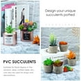 thumbnail image 2 of 24 Pieces Artificial Succulents Plants Assorted Unpotted Realistic Plants Fake Faux Textured Succulent Picks for DIY Home Landscape Decoration - -, 2 of 7