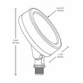 thumbnail image 3 of RAB Éclairage LES13YW 13Watt LED Inondation 120V, 3000K Chaud, Blanc, Multi, 3 of 4