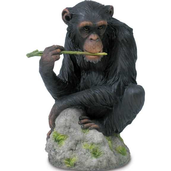 Fashion Chimpanzee Chewing Branch Sculpture Made In China gm17171