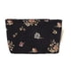 thumbnail image 1 of Bolsas de Maquillaje Vintage Florales Únicas 1 Pc Poliéster Negro Mediana, 1 of 5
