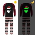 thumbnail image 1 of Pijama navideño a juego, conjunto luminoso de Papá Noel, brillante, 1 of 3