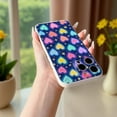 thumbnail image 4 of SKLYDDI Multicolor Cheerful Heart & Star for iPhone XS Max Case - Illustrative Pastel Design, TPU Flexible Cover, Aesthetic Cute, 4 of 7