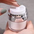 thumbnail image 3 of Botella De Crema Facial Recargable/Dispensador De Cosméticos Vacío Sin Aire A Prueba De Fugas/Prensa De Contenedor Hidratante, 3 of 4