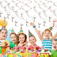 thumbnail image 3 of Guirnalda en espiral colgante, 12 juegos de decoraciones en espiral multicolor, para cumpleaños, bodas, Nochevieja o carnaval, Navidad, 3 of 5