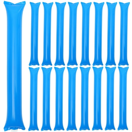 unbranded 40 Pcs Blower Glow Sticks Inflatable Stick 57.00X10.00X5.00CM Blue