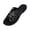 Black, variant on Fashion Dressy Indoor/Outdoor Slides, Women's Summer Flat Slide Sandals Open Toe Casual Comfortable Slip On Mule Shoes for Beach Vacation Yoga Walking, Hot Pink 8