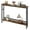 Rustic Brown, variant on .9" Narrow Sofa Table, 2 Tier Skinny Console Table with Adjustable Shelf, Slim Behind Couch Table for Living Room, Entryway, Hallway, Foyer