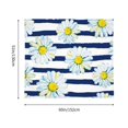 thumbnail image 3 of Xecao Daisy Striped Nautical patten Tapestry 60x51 Inches Wall Hanging Poster Tapestry for Living Room Bedroom Home Decor, 3 of 6