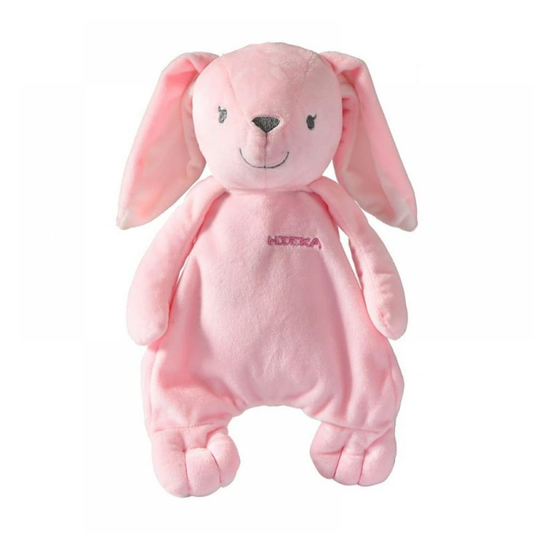 Heartbeat Anxiety Rabbit Plush Stuffed Bunny Behavior Comfort Toy with Pulse in Pink