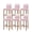 Multicolor, variant on Pink White Ombre Bar Stool Covers Set of 4, Pink Gradient Color Modern Abstract Art Stretch Washable Bar Chair Covers with Backs, Removable Pub Counter Height Chair Cover for Kitchen Dining Room Cafe