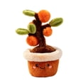 thumbnail image 2 of Cute Potted Plant Plush Figurine, Fake Desk Decor Ornament for Home Office Bedroom Shelf Table Top, 2 of 6