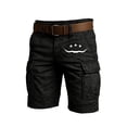 thumbnail image 4 of Cargo Shorts for Men 2026 Summer Casual Vintage Western Cowboy Style Printed Straight Leg Shorts with Pockets Workwear, 4 of 4