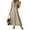#270 Khaki-A12, variant on Tianiyouqing Women's Linen Maxi Dresses Sleeveless Flowy Zip Up Lightweight Holiday Gauze Dresses V Neck Loose Vacation Sundresses Beige XXL