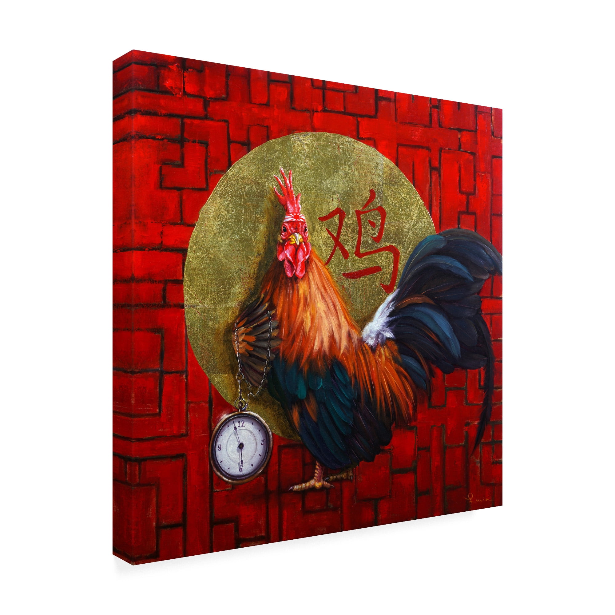 Trademark Fine Art 'Keeper of Time' Canvas Art by Lucia Hefferna