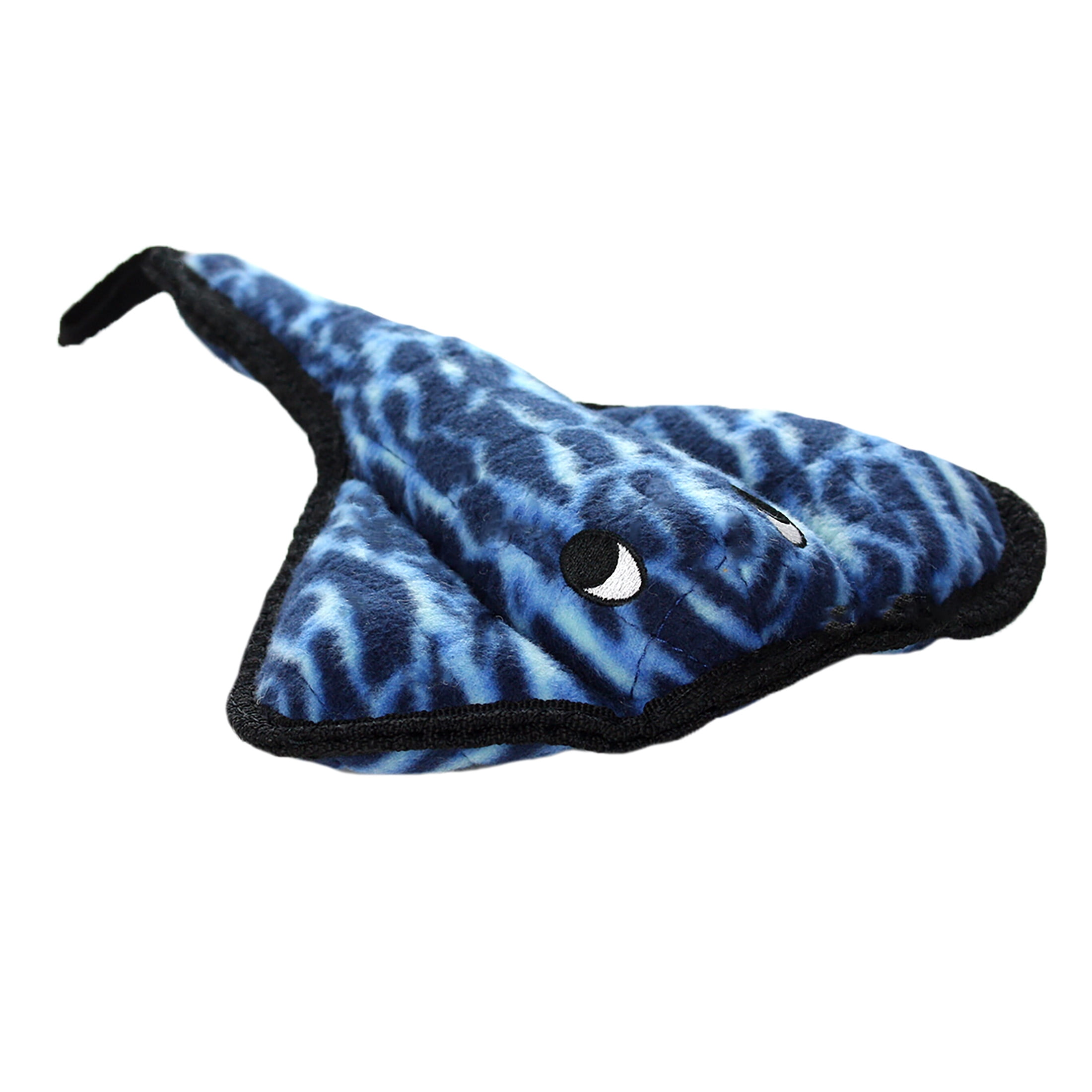 Tuffy Ocean Creature Stingray Durable Plush Squeaky Dog Toy, 2 Pack