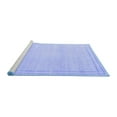 thumbnail image 2 of Ahgly Company Machine Washable Indoor Rectangle Solid Blue Modern Area Rugs, 8' x 12', 2 of 4