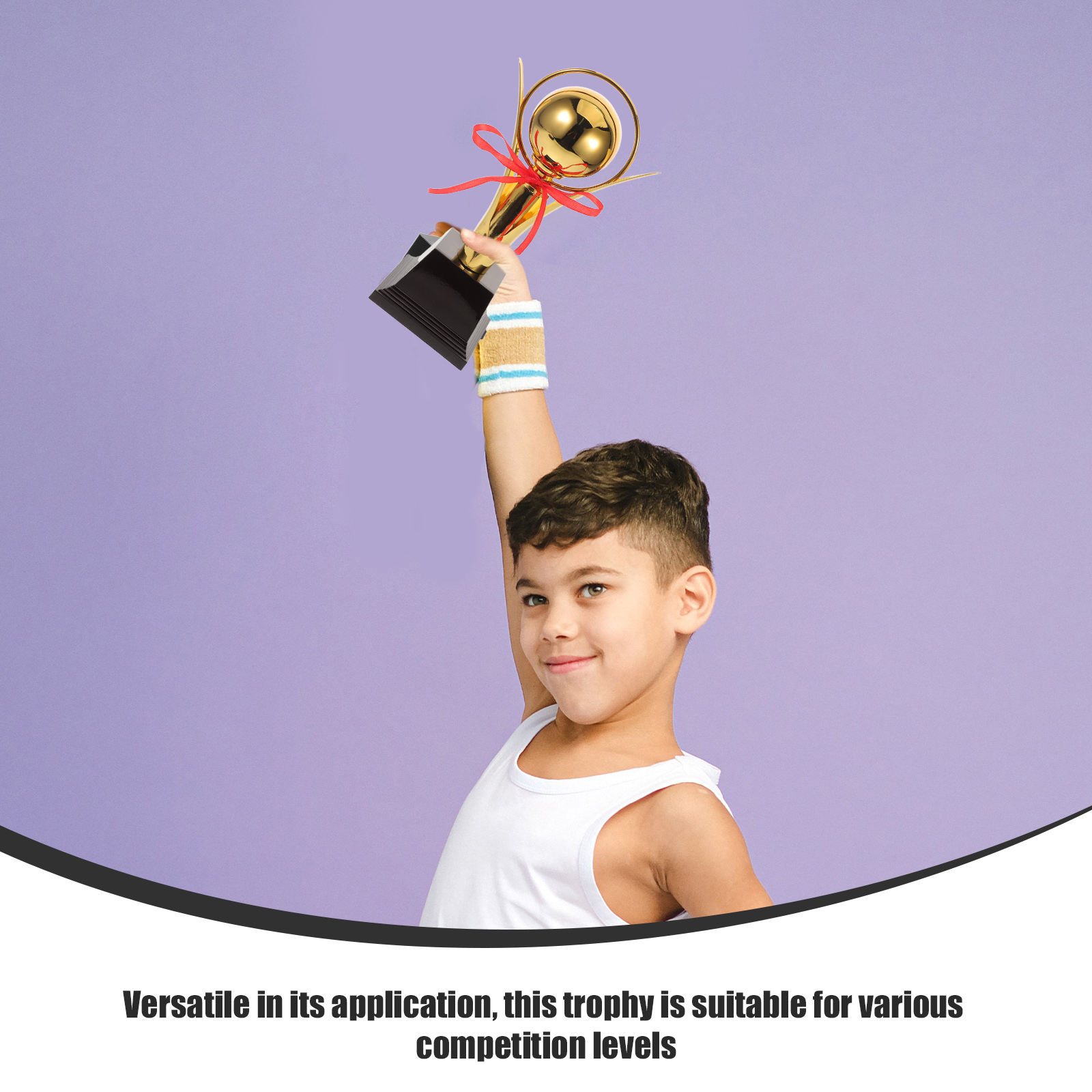 EXHUMKY Metal Sports Trophy Award for Football, Soccer, Basketball Championship Winners and Sports Competitions