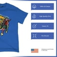 thumbnail image 4 of Tee Hunt Dean Russo Pit Bull T-Shirt Dog Paw Some Angels Have Fur Men's Tee, Blue, Medium, 4 of 5