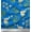 Medium Blue, variant on Soimoi Cotton Duck Fabric Leaves & Flower Printed Craft Fabric by The Yard 42 Inch Wide