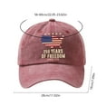 thumbnail image 3 of Uuiauoio 250 Anniversary USA Hat for Man United States America 250th Anniversary Hat 1776-2026 Year Patriot Baseball Caps, 3 of 6