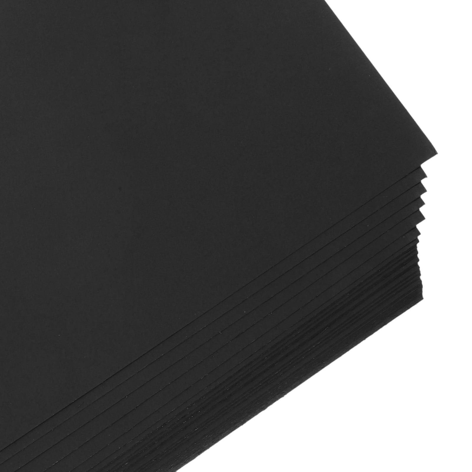 WHAMVOX 50pcs Black Cardstock A4 For Diy Projects Thick Construction Paper For Scrapbooking Card Making And Halloween Crafts