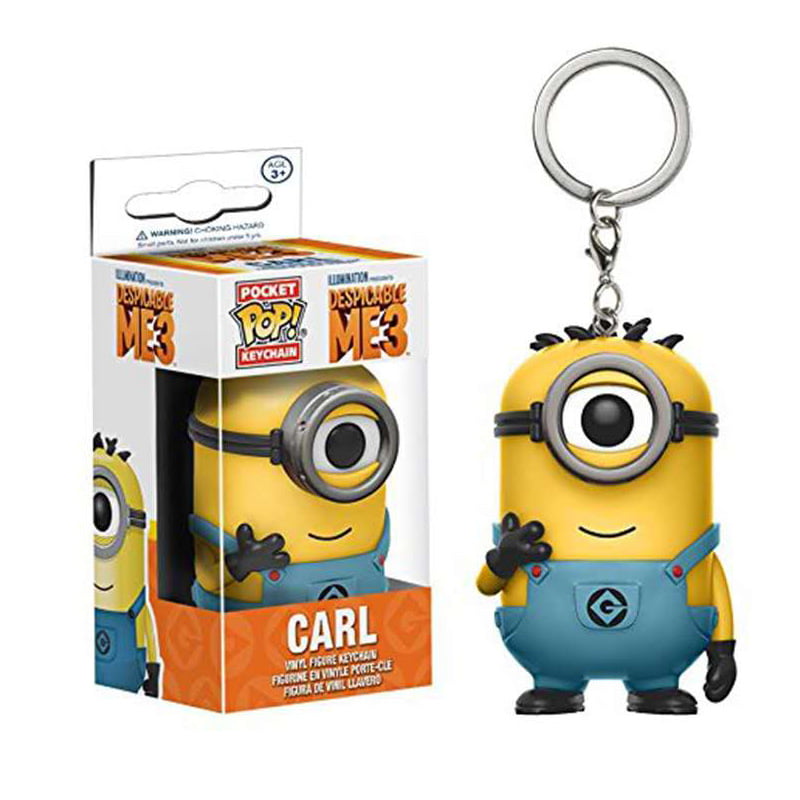 Finex Set of 4 The Minions Keychain for Backpack Key Bag Despicable Me Random 
