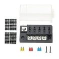 thumbnail image 2 of DYNWAVECA Generic Fuse Block F13941-a-z Functional 4 Ways for Marine RV Automotive, 2 of 10