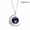 A, variant on 12 Constellation Gemstone Necklace Silver Moon Pendant Necklace,Gift For Mom and Friends