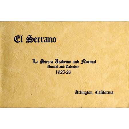 (Custom Reprint) Yearbook: 1925 La Sierra College Prep School - Memory Trails Yearbook (Arlington, CA)