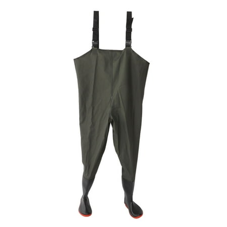 DEWIN Fishing Chest Waders Breathable Waterproof Stocking Foot River Wader Pants for Men and Women(43)