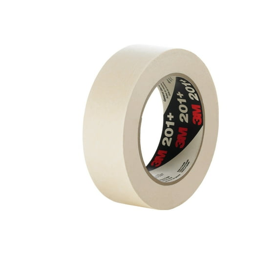 3M General Use Masking Tape 201+ Tan, 12 mm x 55 m 4.4 mil, 72 per case Bulk