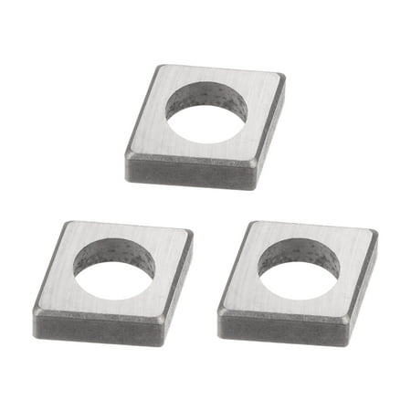 

Uxcell 5/8 x3/16 Carbide Turning Insert Seats Shim 80 degree Rhombus MC1604 for Indexable Tool Holder 3Pack